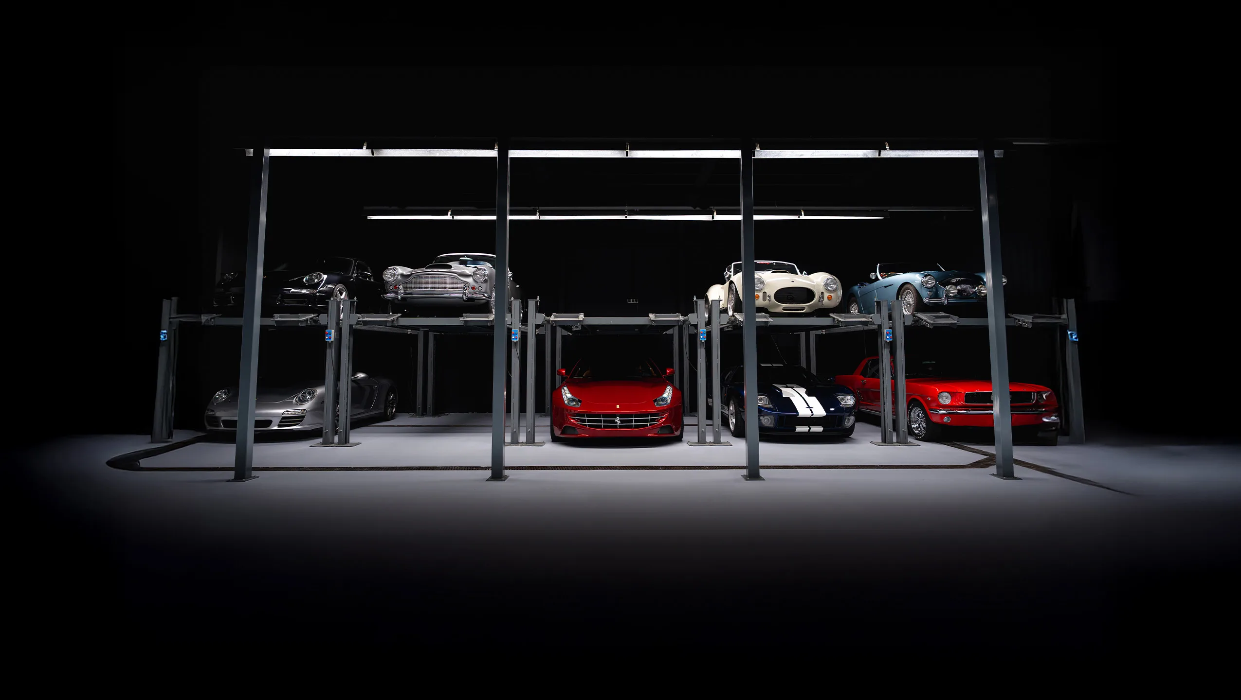 Klimaatgecontroleerde autostalling